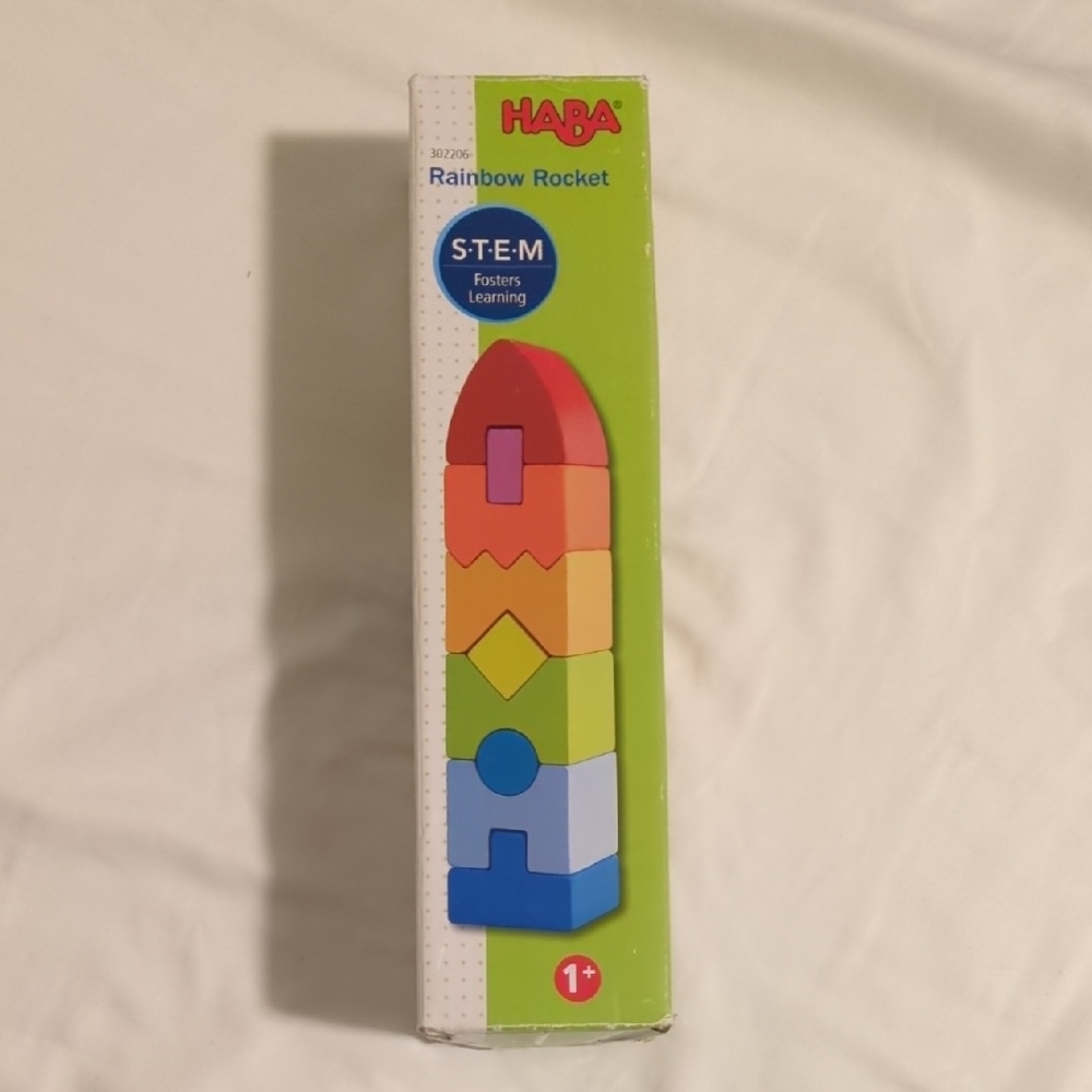 Rainbow Rocket Stacking Toy - Multicolor